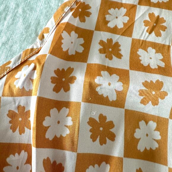 Altar'd State Floral Checkered Crop Top - Picture 8 of 8